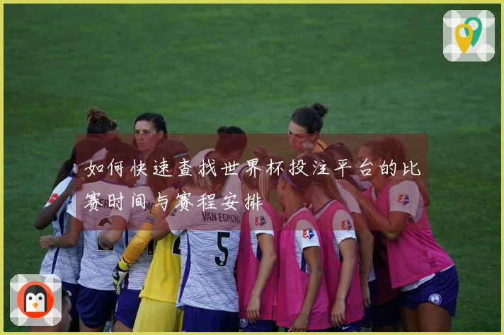 如何快速查找世界杯投注平台的比赛时间与赛程安排