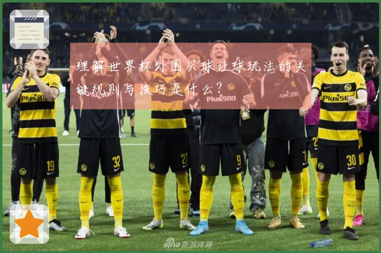 理解世界杯外围买球让球玩法的关键规则与技巧是什么？
